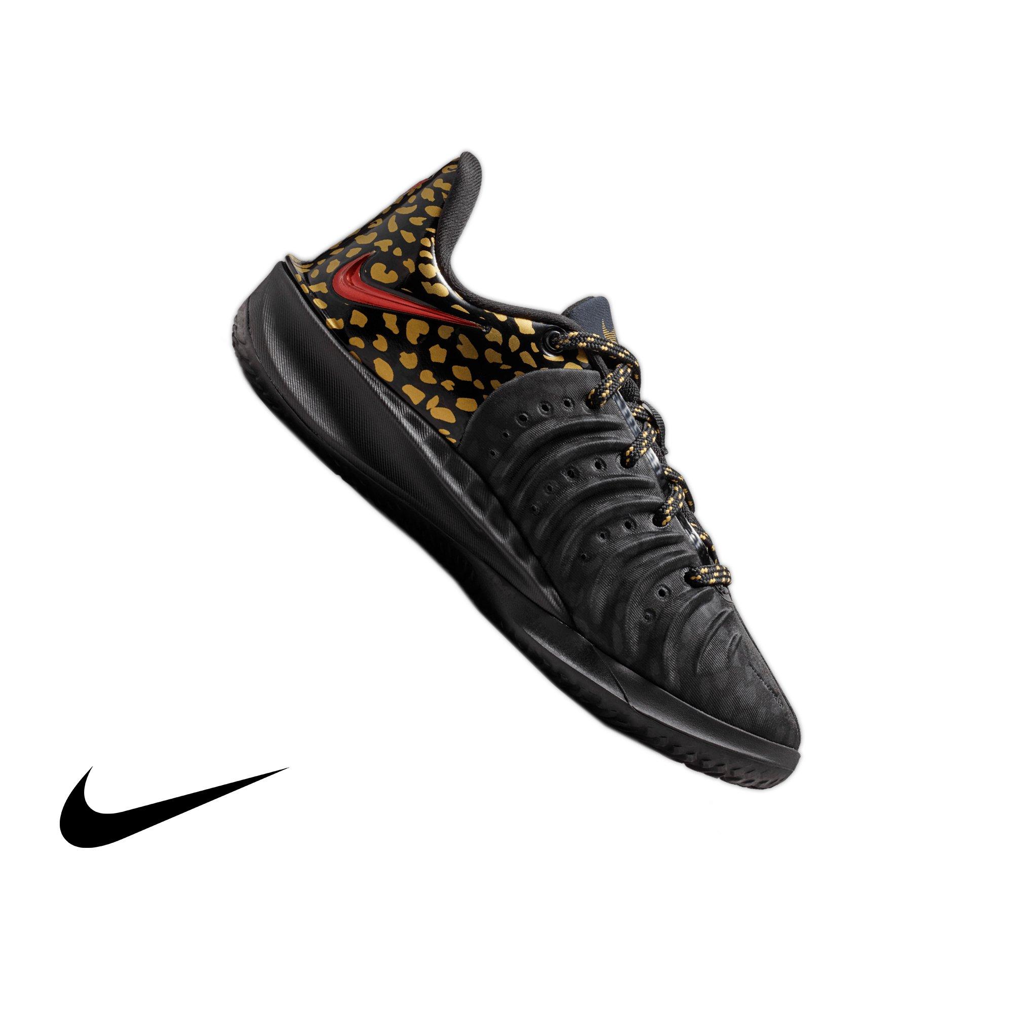 Nike G.T. Cut 4 "Metallic Gold" Grade School Kids' Basketball Shoe - BLACK/METALLIC GOLD/BRIGHT CRIMSON